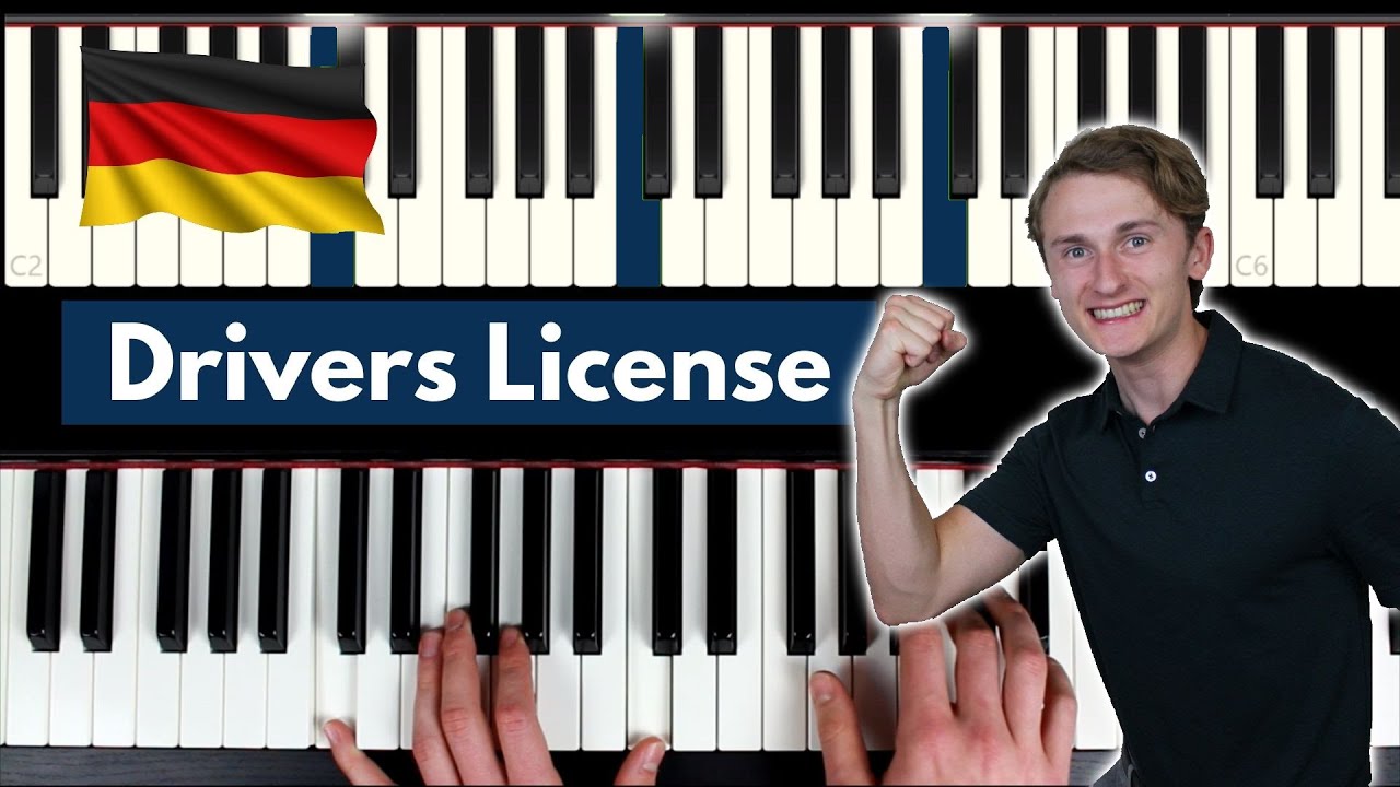 Drivers License - Olivia Rodrigo - Piano Tutorial Deutsch - Teil 1