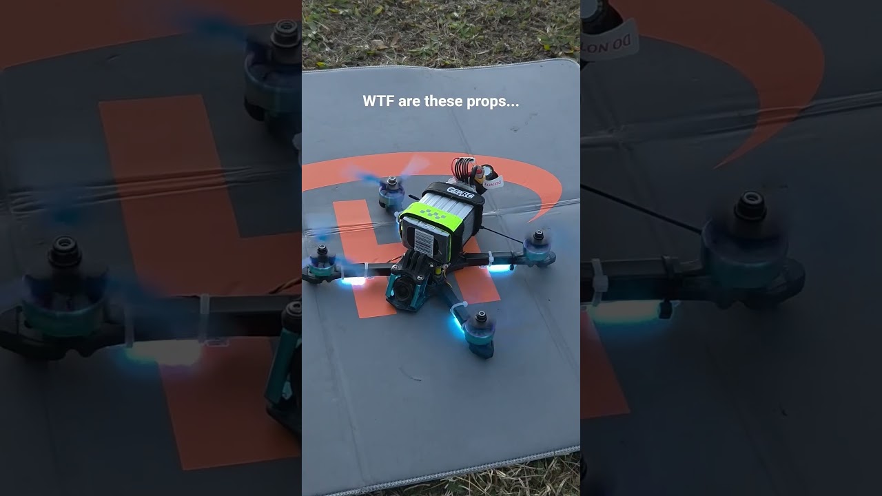 FPV Drone Prop Test 🚁 These Weird Tri-Blades Actually Fly?!