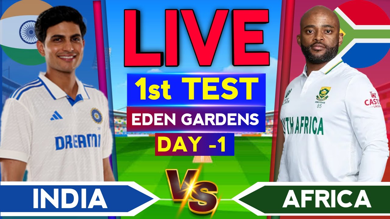 🔴LIVE - Ind vs SA Live | Cricket Live Score & Commentary | India vs South Africa 1st Test Live