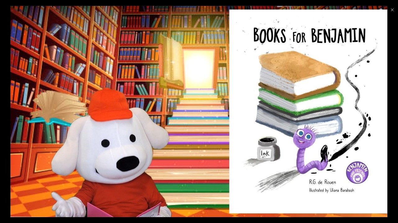 Storytime Pup Kids Books Read Aloud / Children's Books: Books For Benjamin