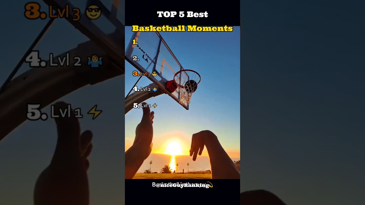 Top 5 Basketball Moments 🏀  #tiktok  #basketball #best