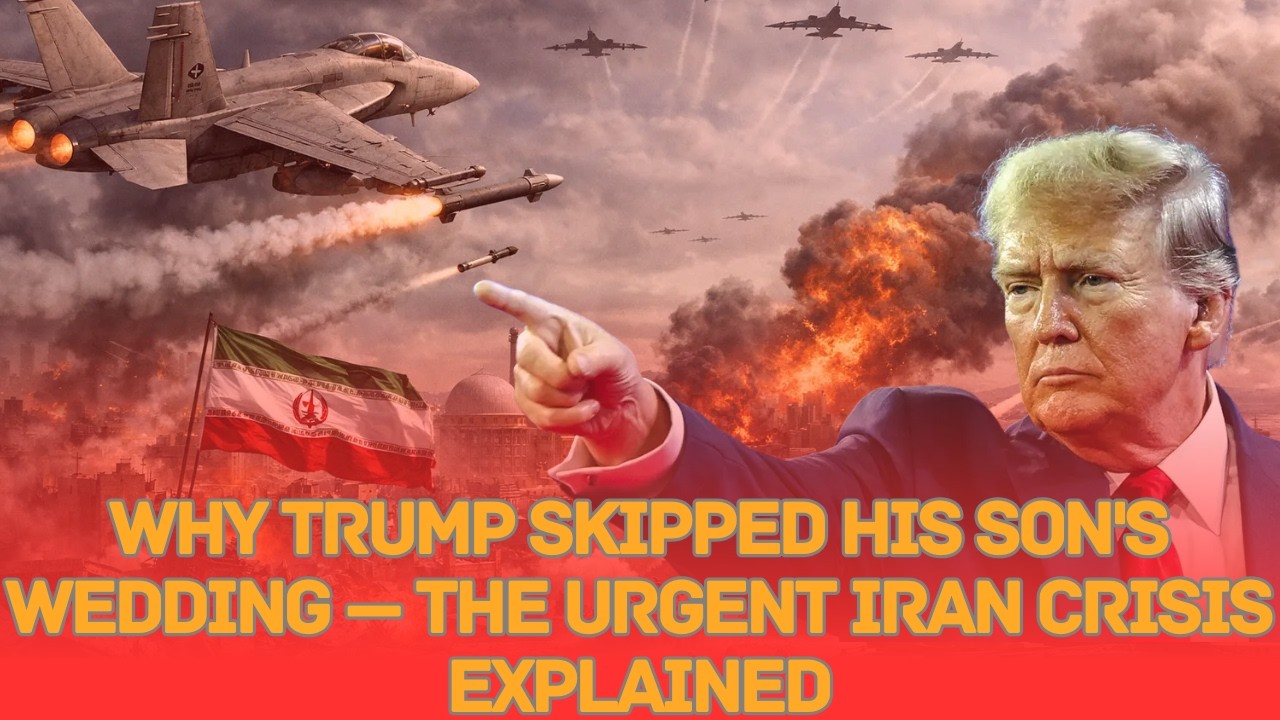 Why Trump Skipped His Son's Wedding — The Urgent Iran Crisis Explained !