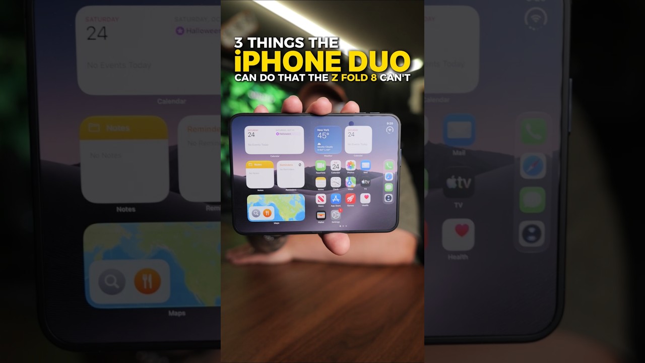 3 Things The iPhone Duo Can Do, That The Galaxy Z Fold Cant