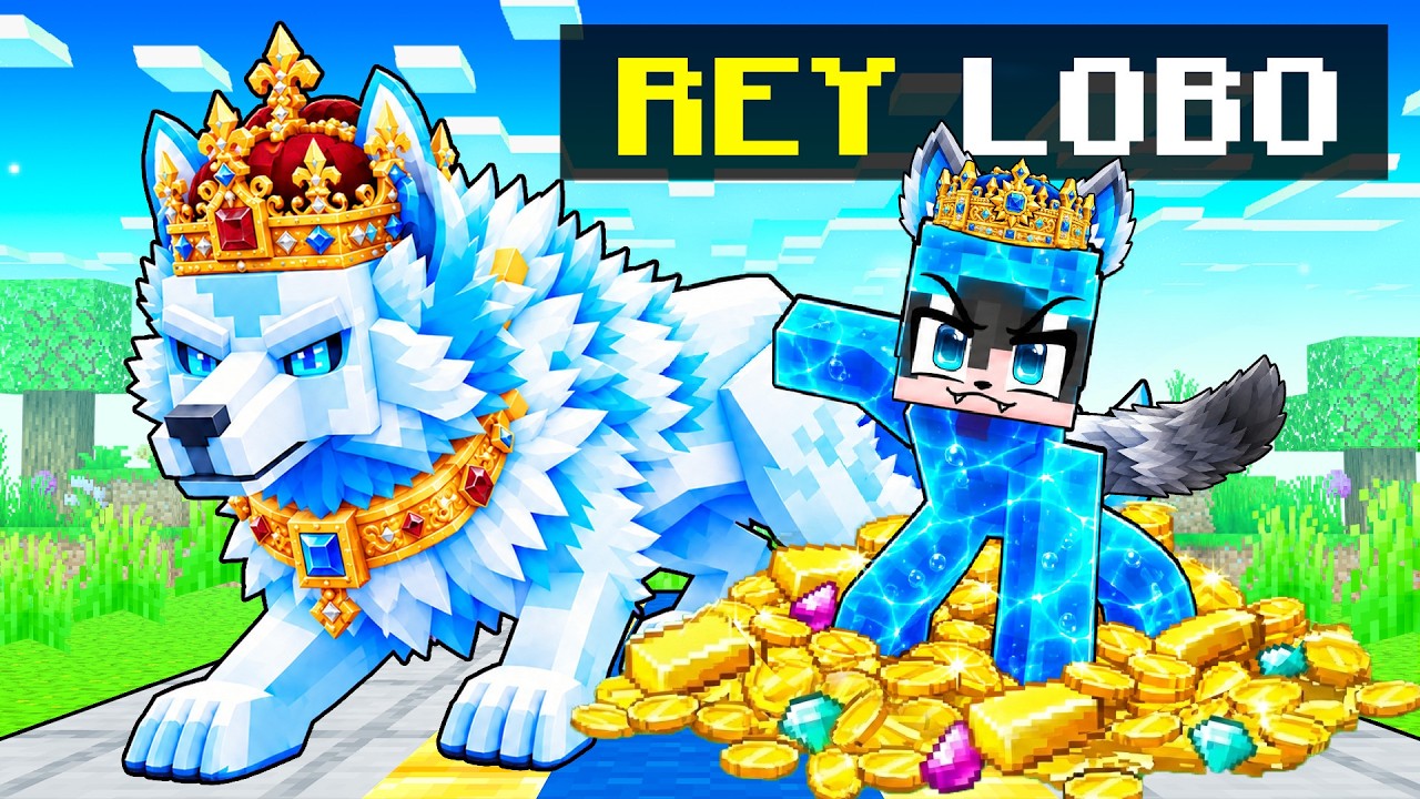 Me Convertí en el REY LOBO ELEMENTAL en Minecraft!