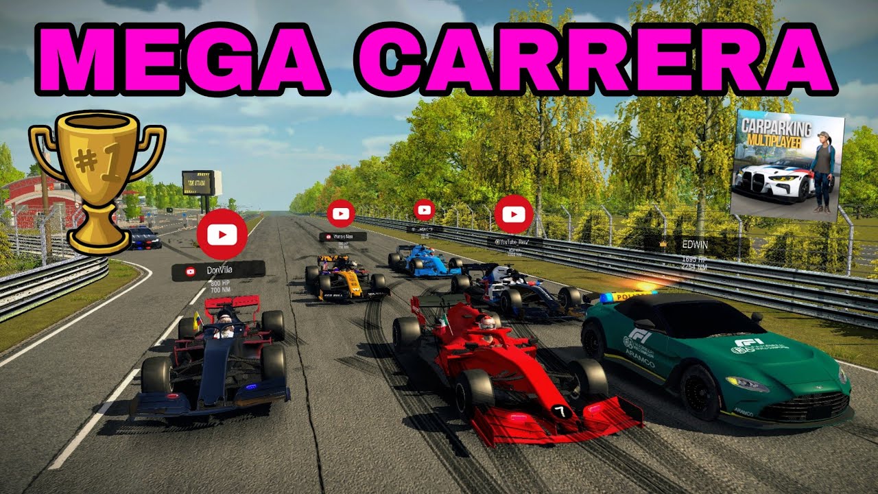 PARTICIPÉ EN UN TORNEO DE YOUTUBERS DE Car Parking Multiplayer 😱🔥