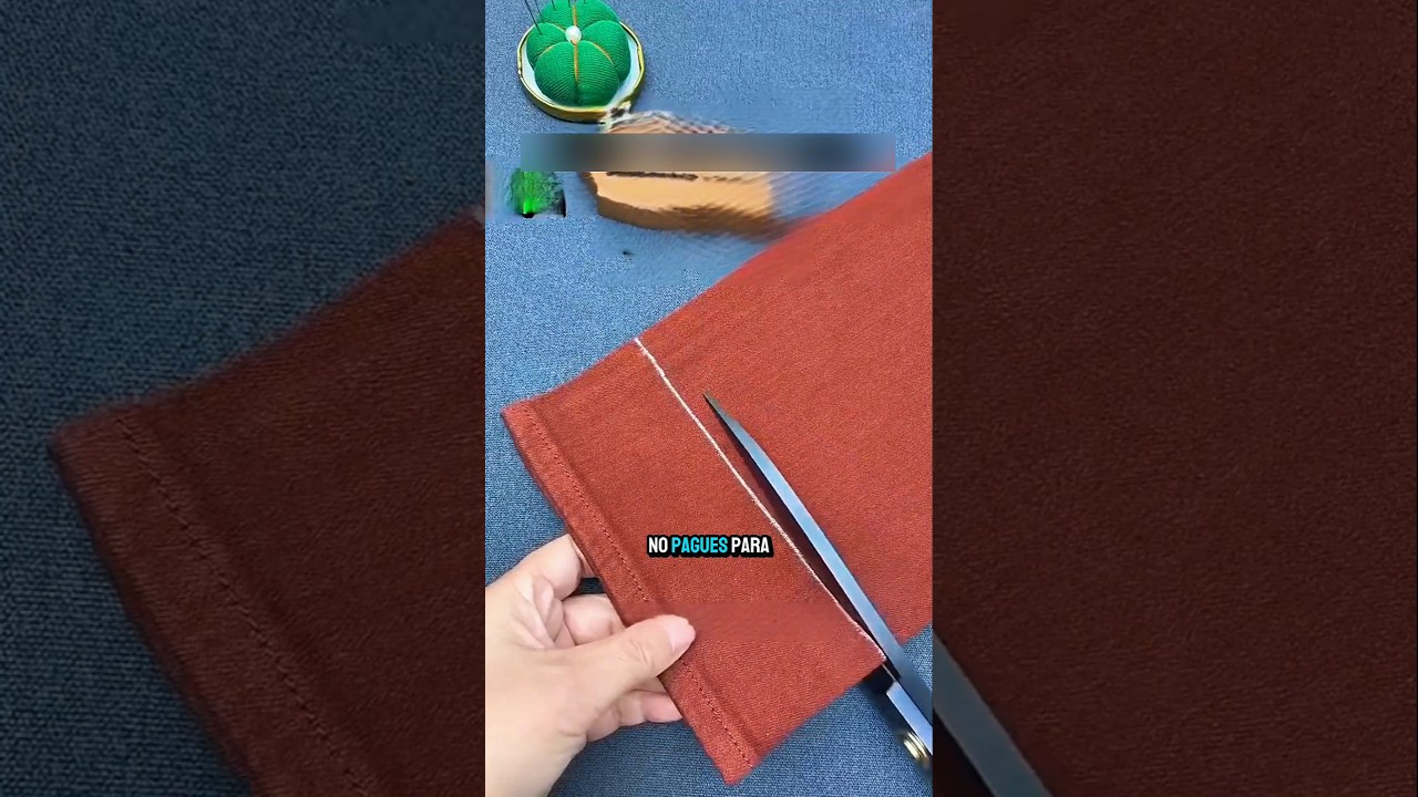 aprende a recortar tus jeans largos #videoviral