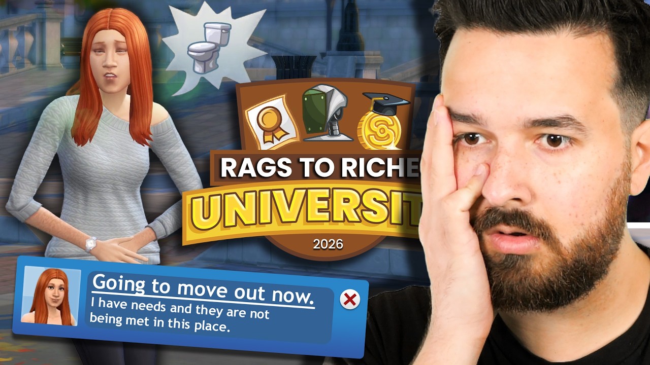 Our roommate is moving out in Rags to Riches University (Part 6)