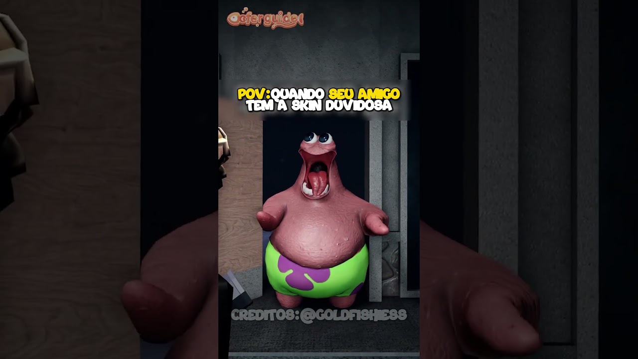 Quando Seu Amigo tem a skin duvidosa - GoldfishiessDublado  #roblox