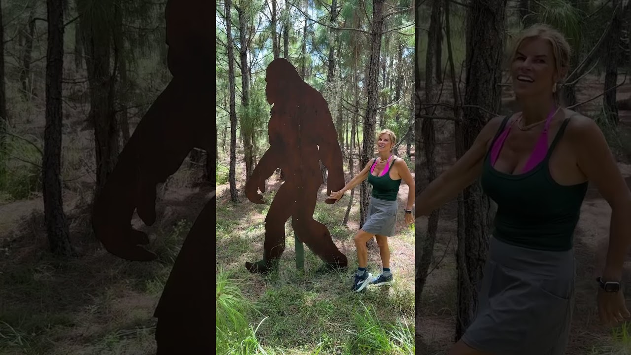 Look who I met in the woods this morning Big… Foot #mymaryburke #dotcom