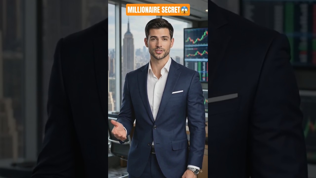 How Millionaires Build Wealth 😱🤯 #Finance #MillionaireMindset #Investing #Money #Shorts
