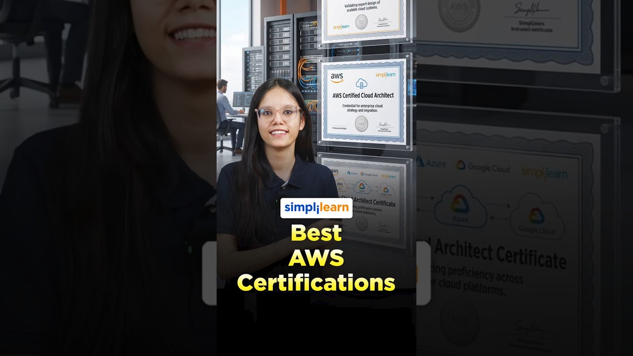 Best AWS Certification 2026 | AWS Certifications Explained | #Shorts | #Simplilearn