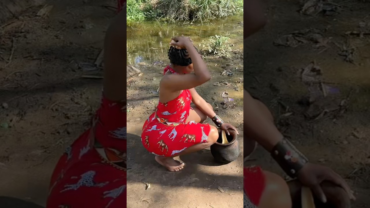 African village life #viralvideo #villagelife #traditional #foodie e