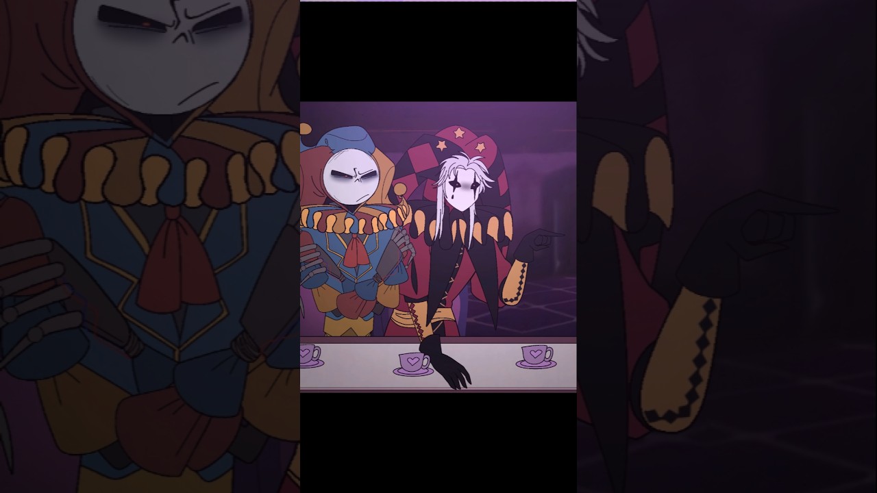🎪Jesters' fight 🤡 #poppyplaytime #pierrot #thedigitalcircus #poppyplaytimechapter5 #harlequin