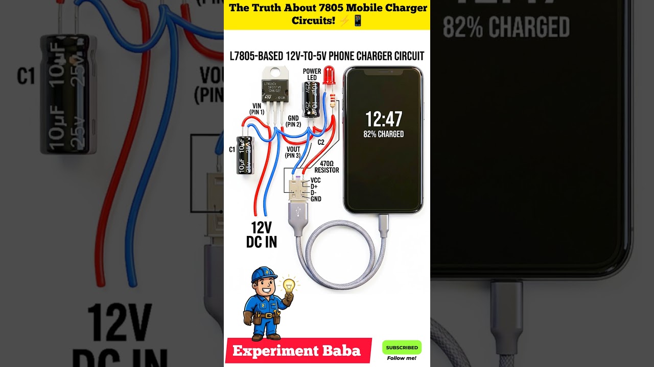 Don't Charge Your Phone With This Circuit! 🛑🛠️