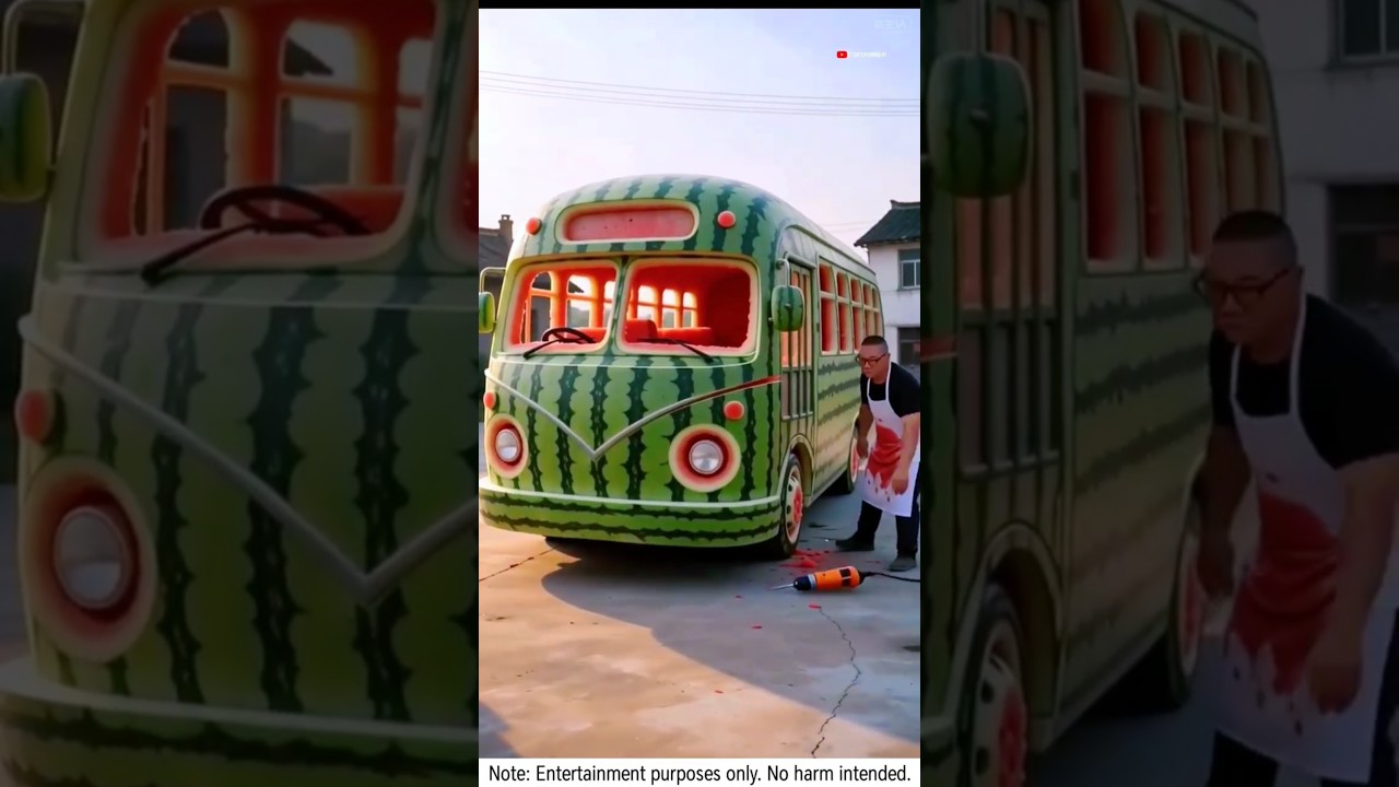 watermelon bus 🤣 #funny #funnyvideo