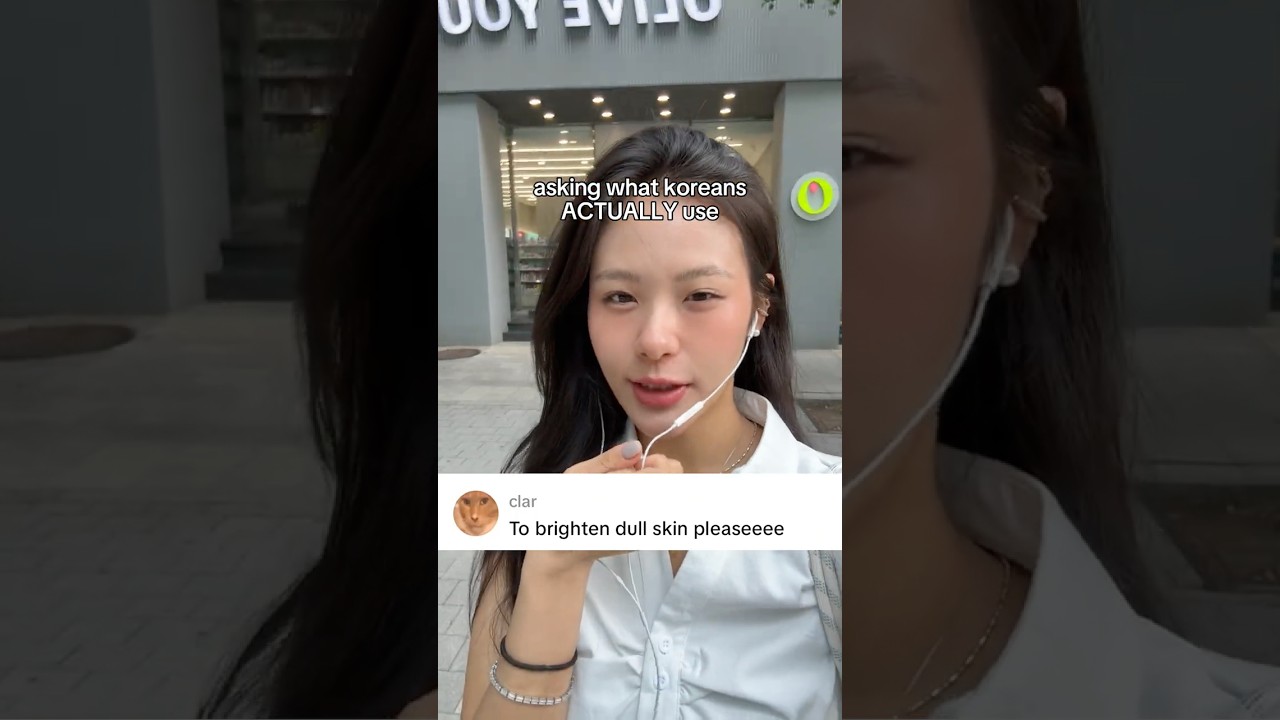 Asking what Koreans use to brighten skin✨ #skincare