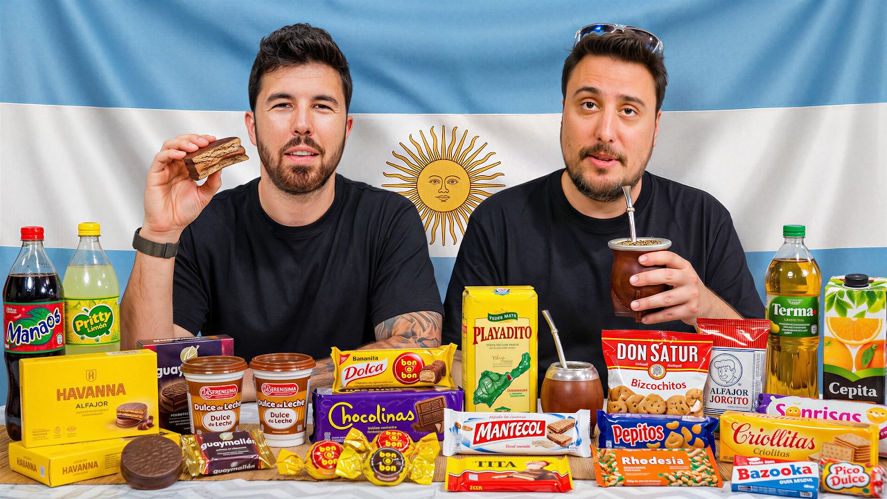 PROBANDO COMIDA ARGENTINA (nos funan)