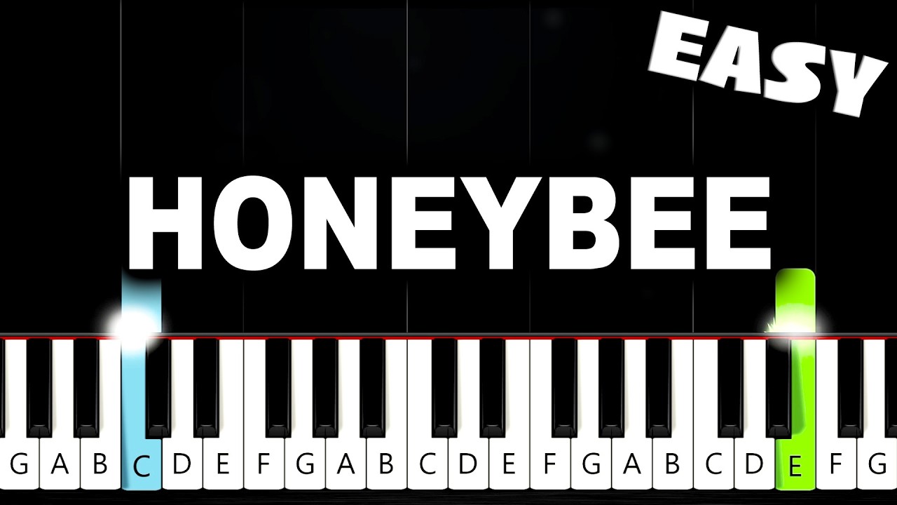 Olivia Rodrigo - honeybee - EASY Piano Tutorial
