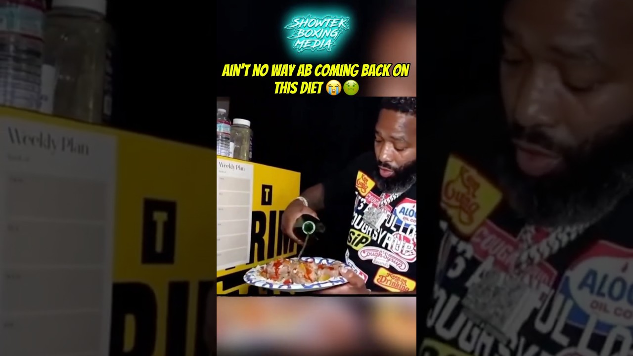 Adrien Broner Drinking Olive Oil With a Side of Food 😭🫒💀