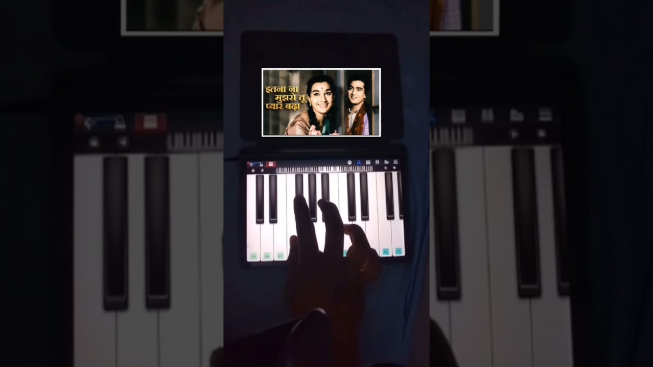 itna na mujhse tu pyar badha song piano tutorial very easy 🎹#piano #pianotutorial #beginnerpiano