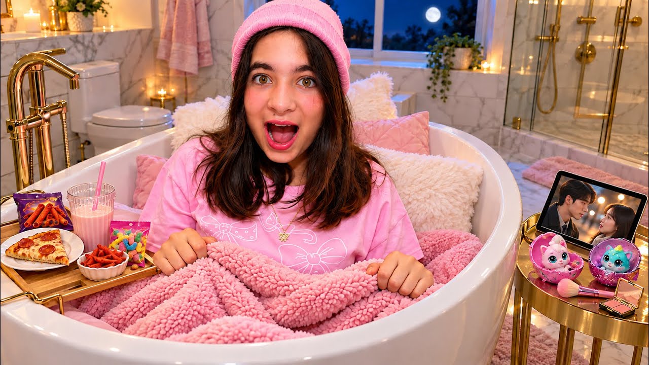 PASÉ 24 HORAS EN EL BAÑO… ¡y dormí en la tina! 😱
