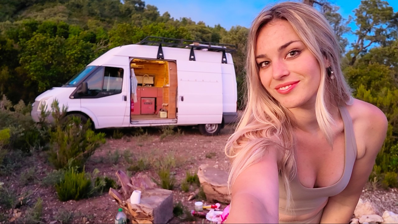 What it's like Van lifing in a forest! || Van life