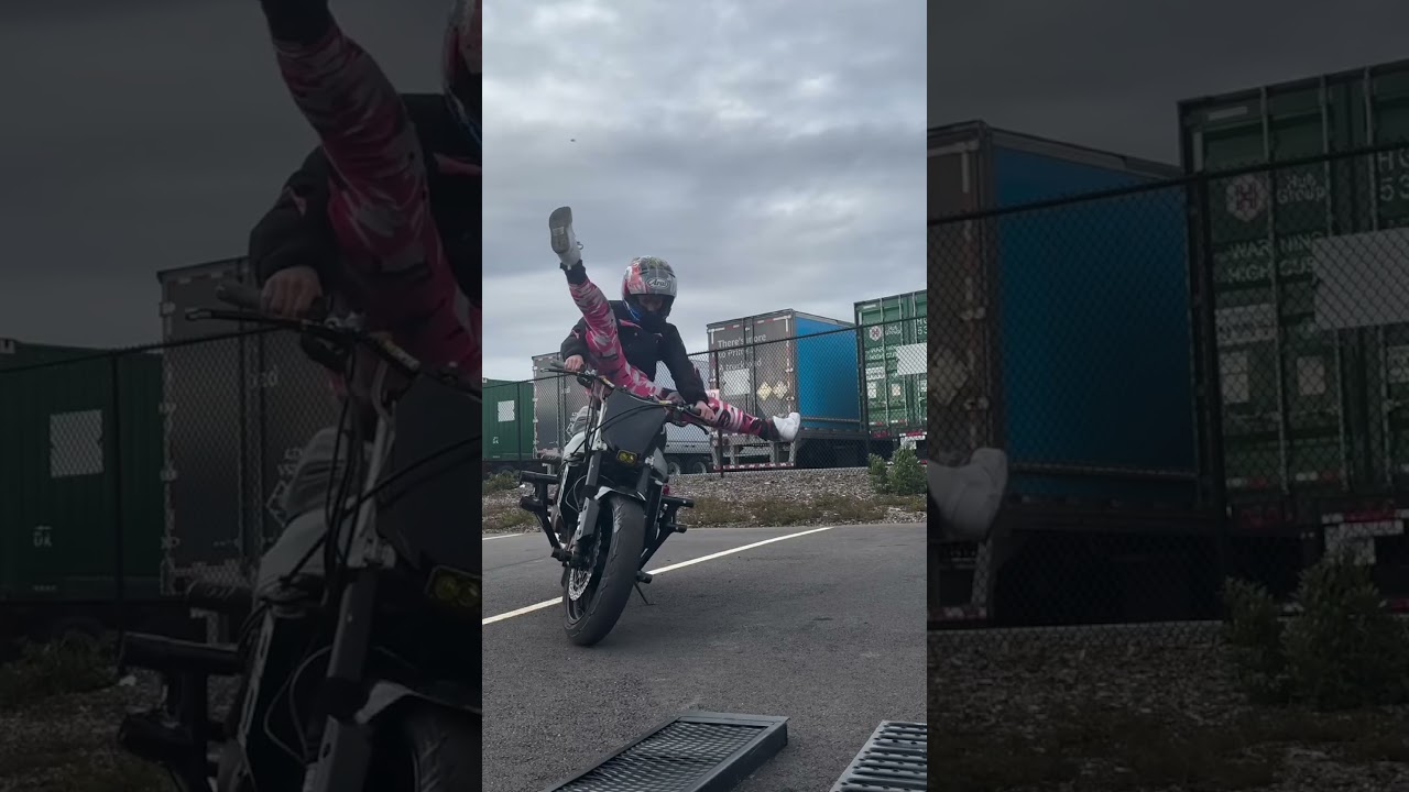 Always practice when the bike is still 1st! #shorts #motorcycle #636