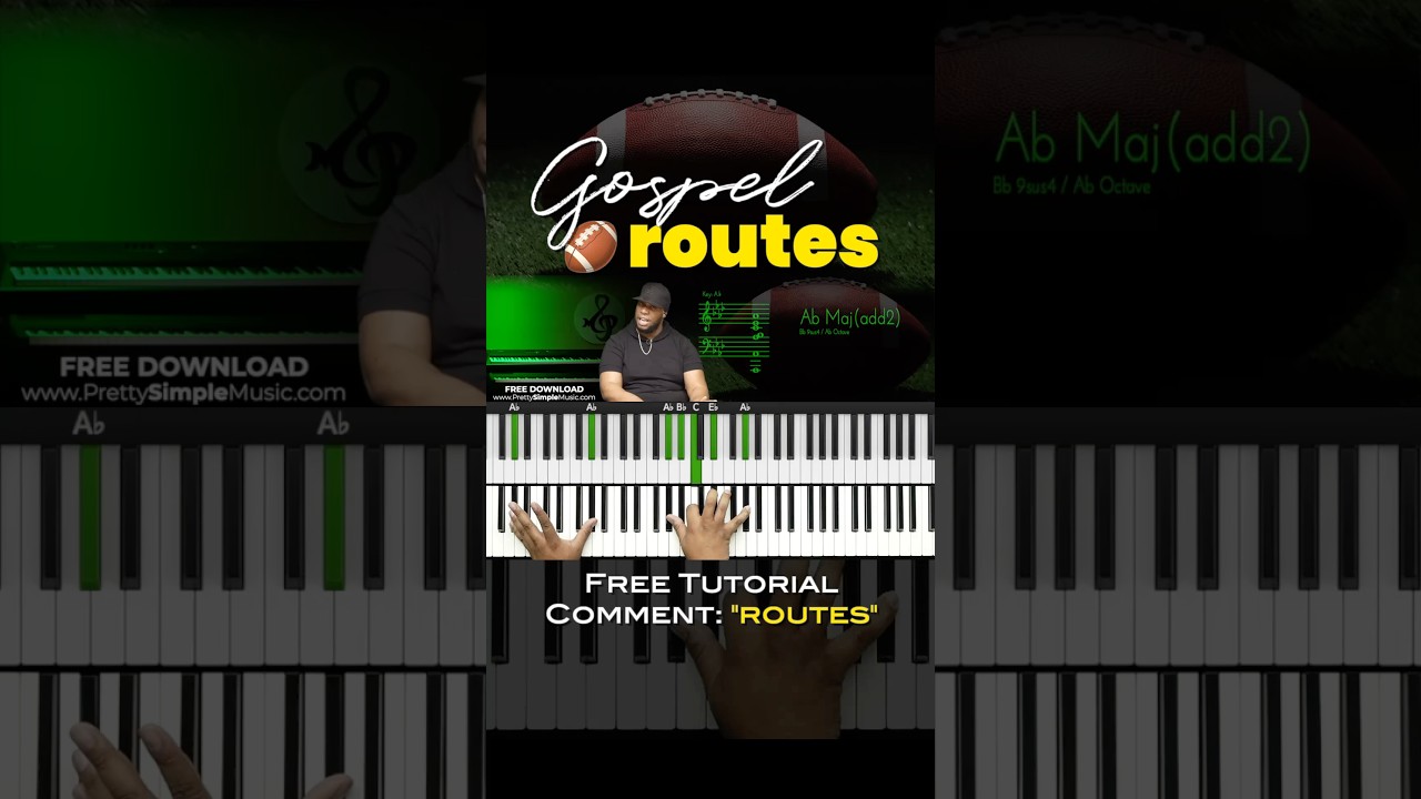 How to play gospel piano chords and progressions #pianolessons #gospelmusic #pianotutorial