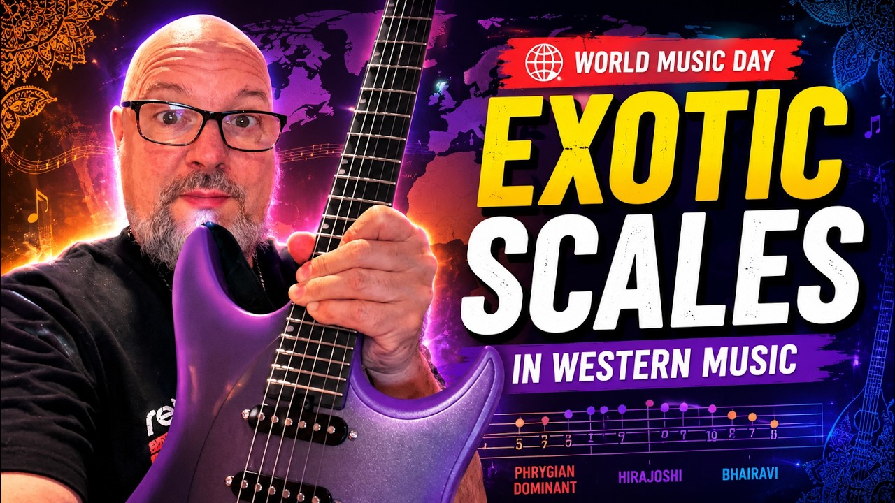 World Music Day Guitar Lesson | Using Exotic Scales in Western Music