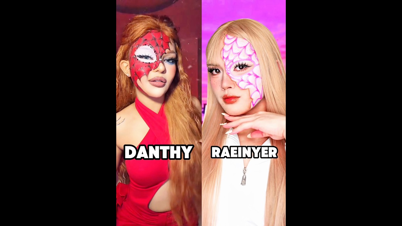 Spider Makeup transitions #makeup #transformation #transition