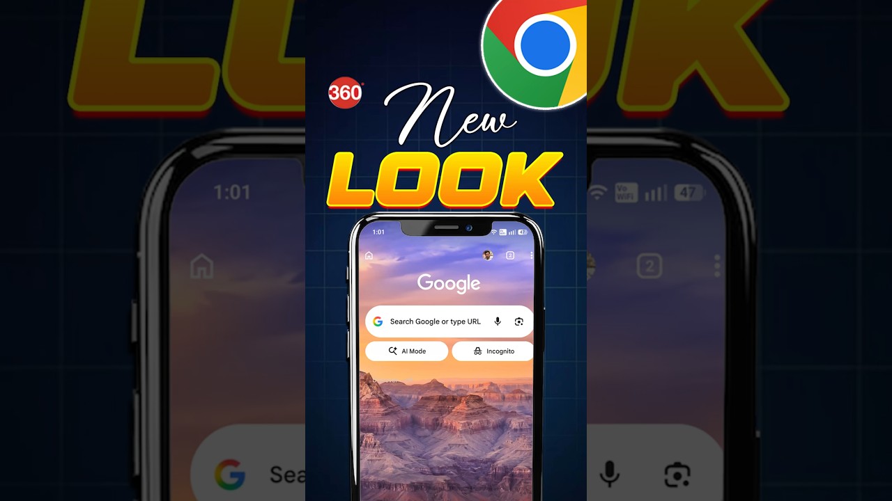 New Chrome Look Every Day! #chrome #googlechrome #google #tipsandtricks #howto #techtips #chrometip