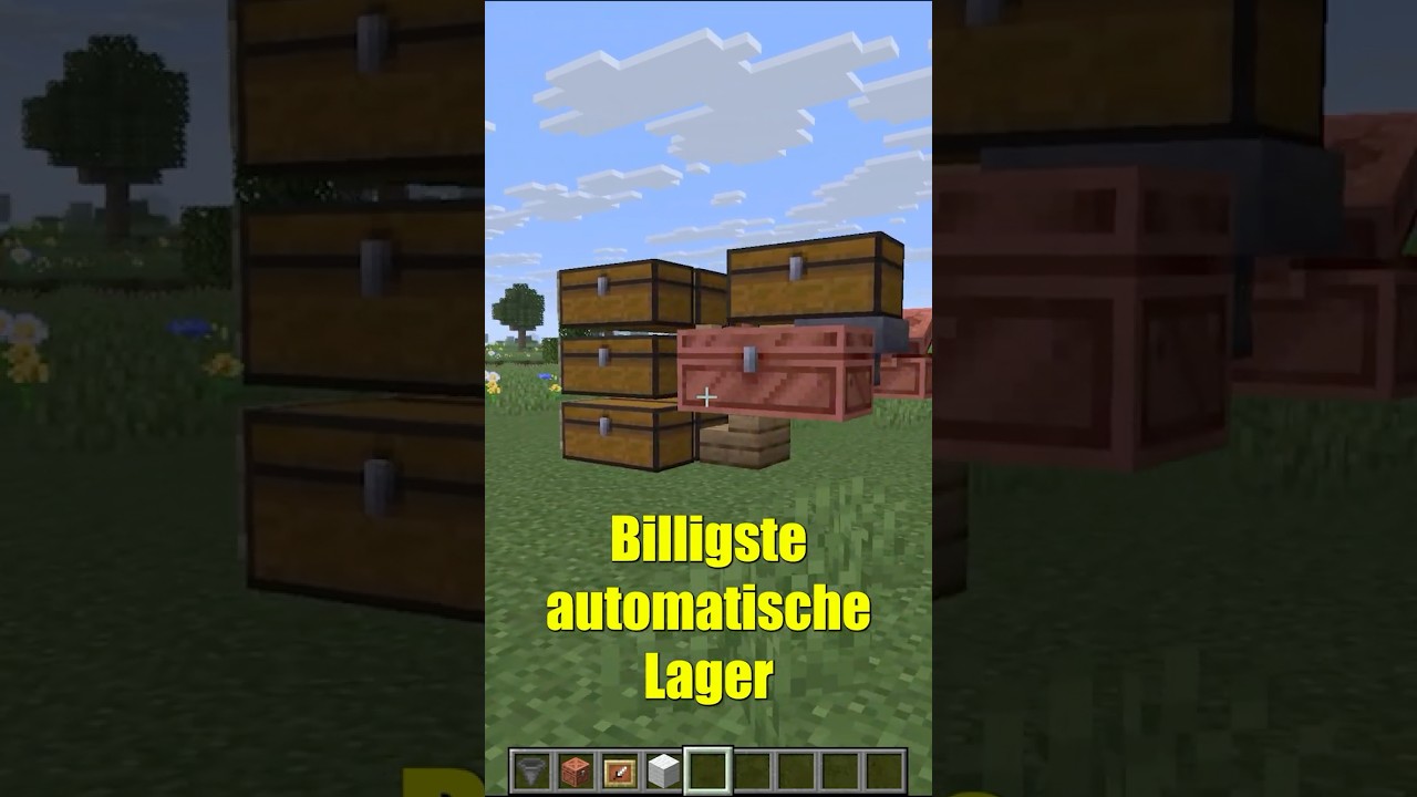 Billigste automatische Lager | #larslp #minecraft #minecrafttutorial