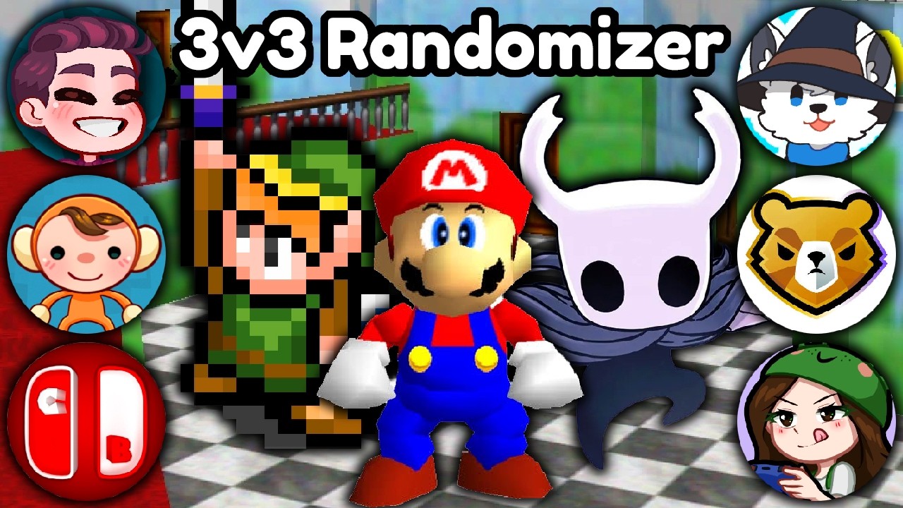 We attempted a 3v3 Multigame Randomizer Race