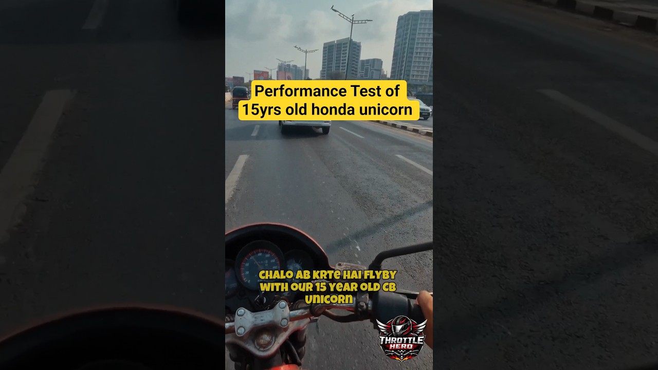 flyby with Honda Unicorn 😈...#motorcycle #throttlehero #bike #motovlog #flyby