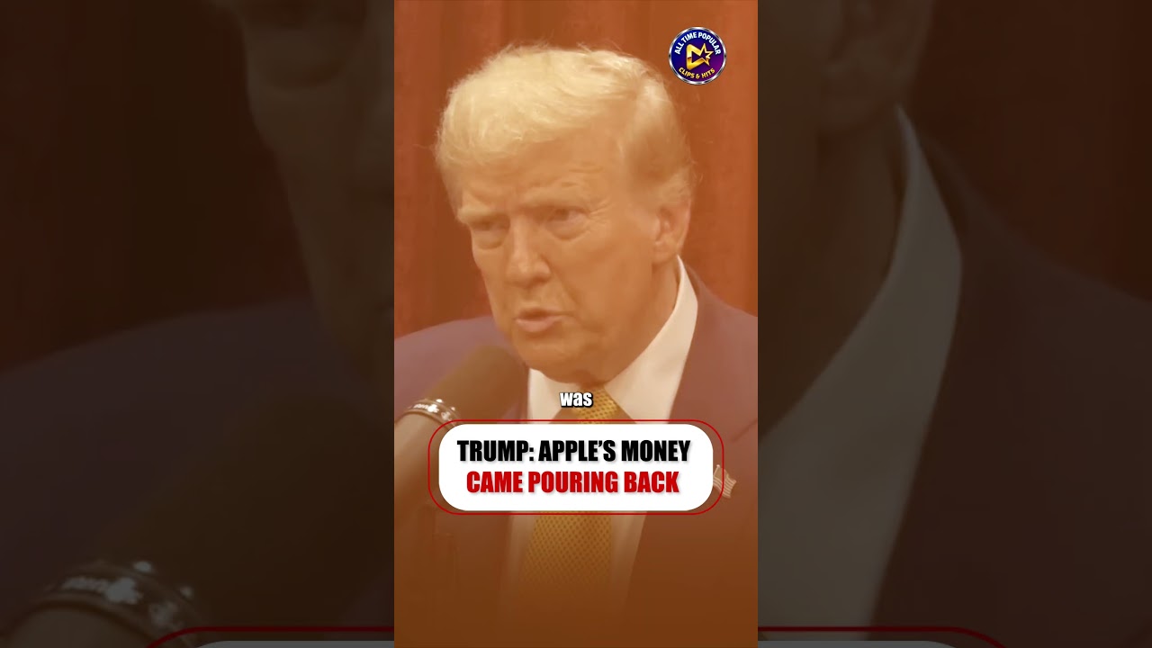 Trump Says Apple’s Money Came Pouring Back