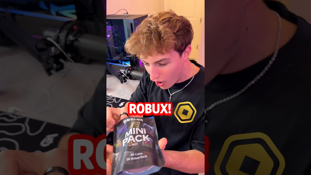 GETTING ROBUX IRL..😱  #roblox #gaming #funny #comedy