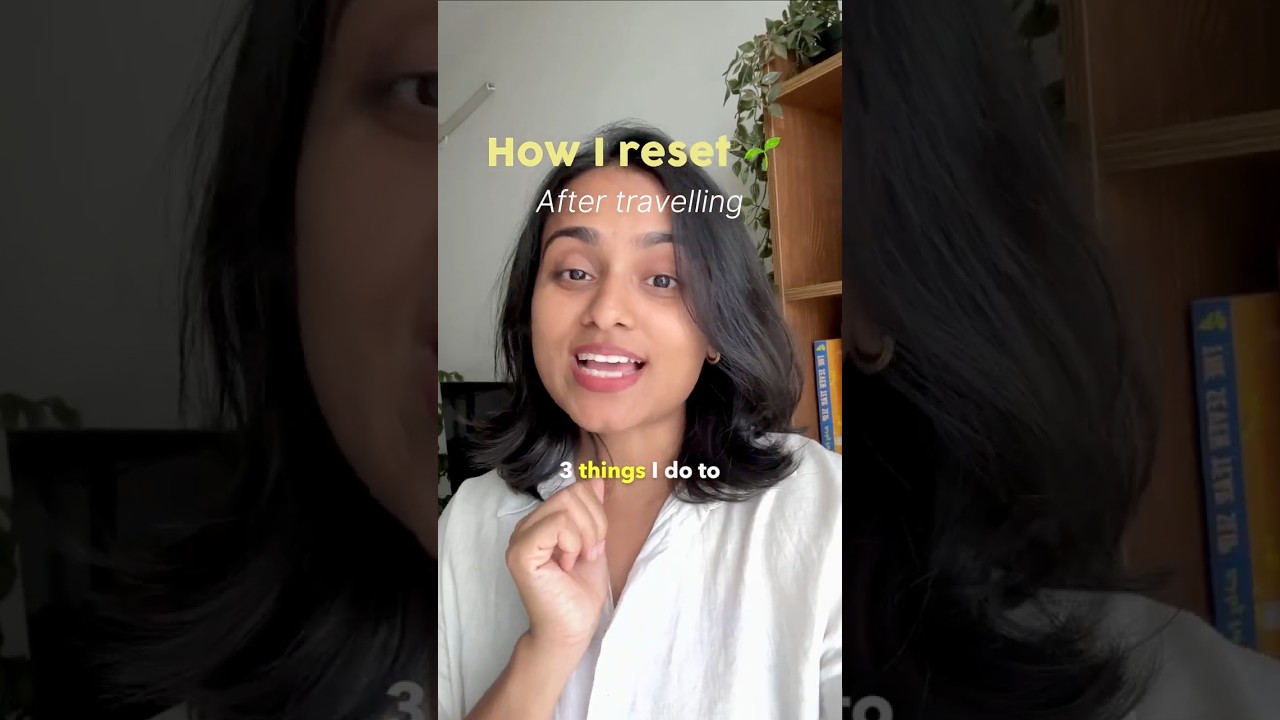 Ritual post Travel 🌱 #travel #reset #maharishiayurveda #dailyroutine #shorts #youtubeshorts #vlog