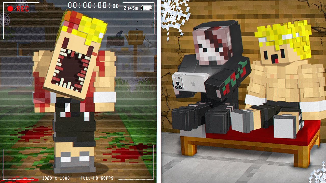 Capté con CÁMARAS a ENTIDAD ATERRADORA en Minecraft