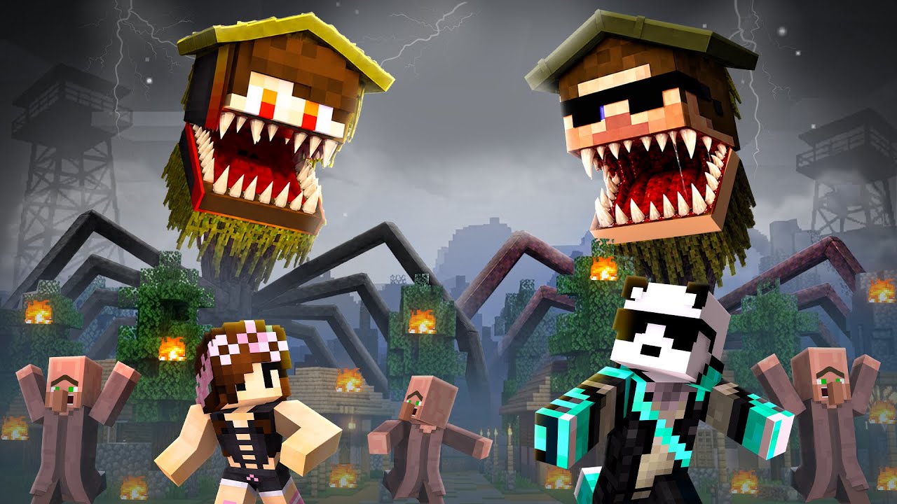 I Found the SCARY HOUSE HEAD in Minecraft!