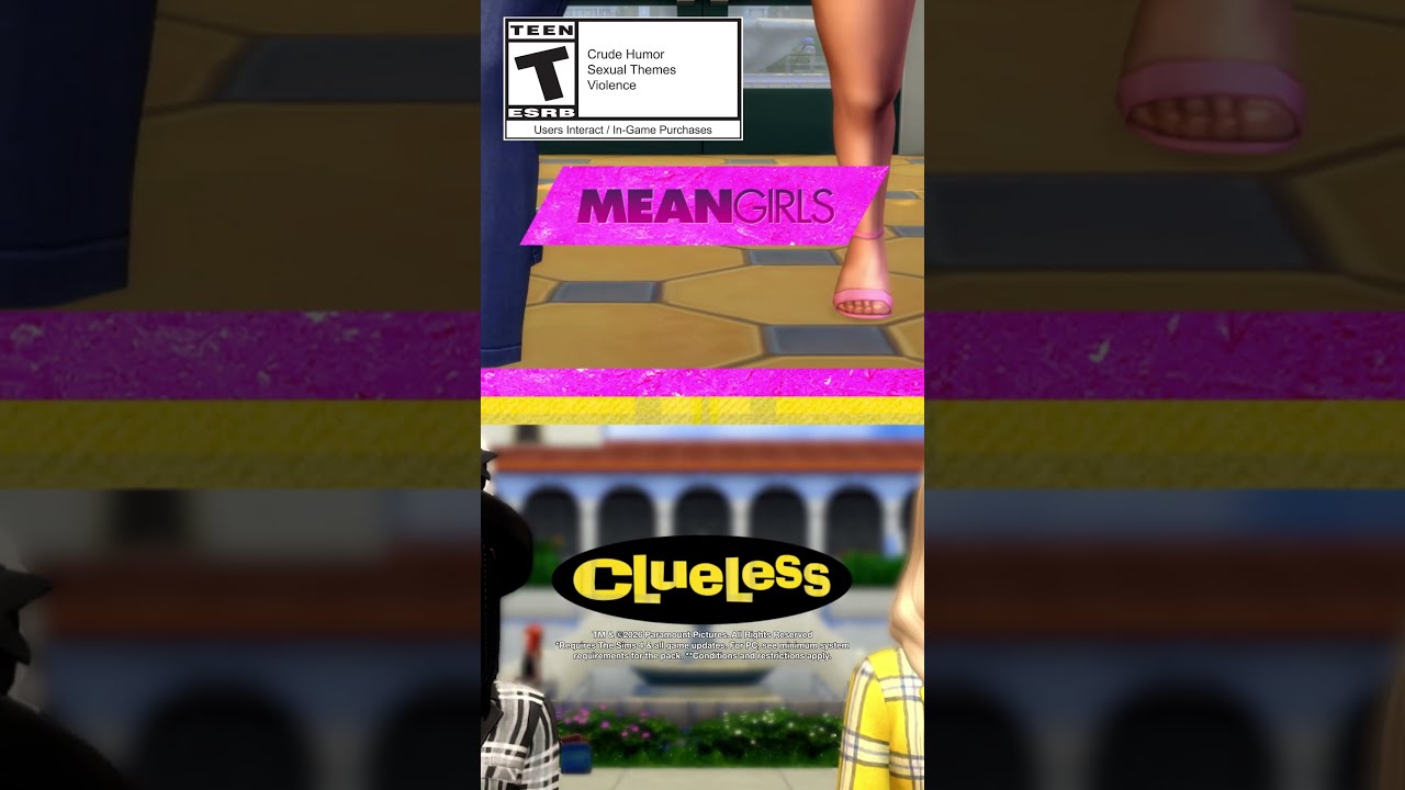 ✨So Fetch✨ #SimsSoFetchThe Sims 4 #MeanGirlsCapsuleKit &  #CluelessCapsuleKit Coming August 27th