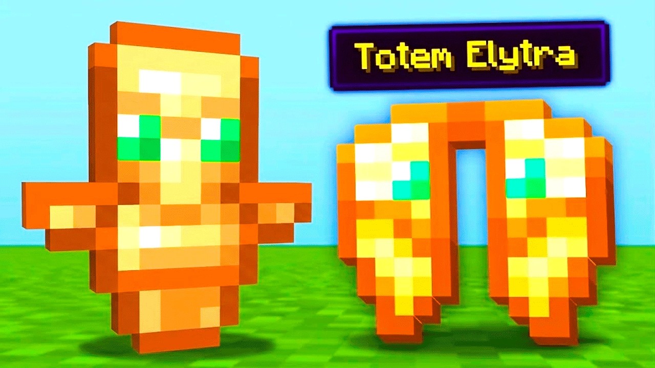 Minecraft pero hay ELYTRAS CUSTOM!!!