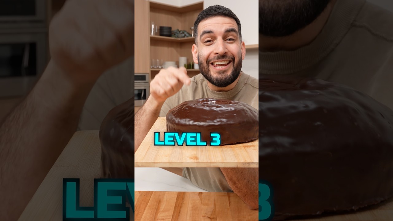 3 levels of Chocolate Cake!