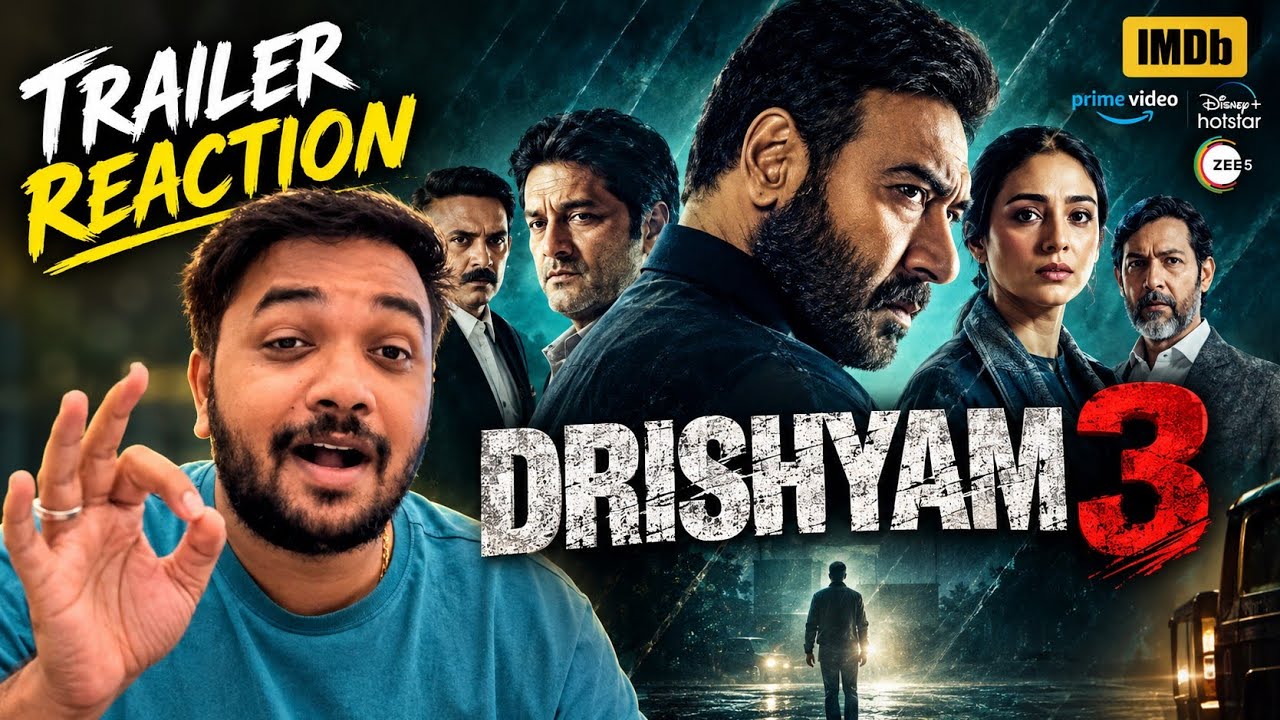 Drishyam 3 Trailer Reaction 😱 | The Story Gets Even Darker!