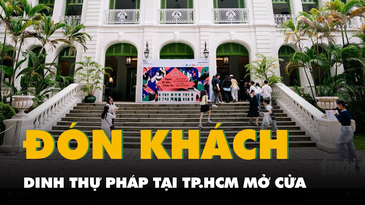 Dinh thự Pháp tại TP.HCM mở cửa đón khách tham quan nhân Ngày Di sản châu Âu