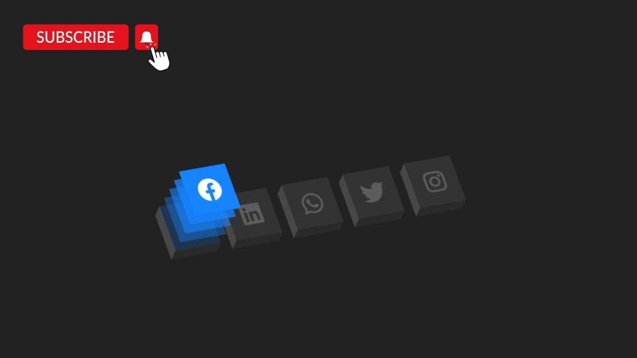 Icons Animation using Html and Css