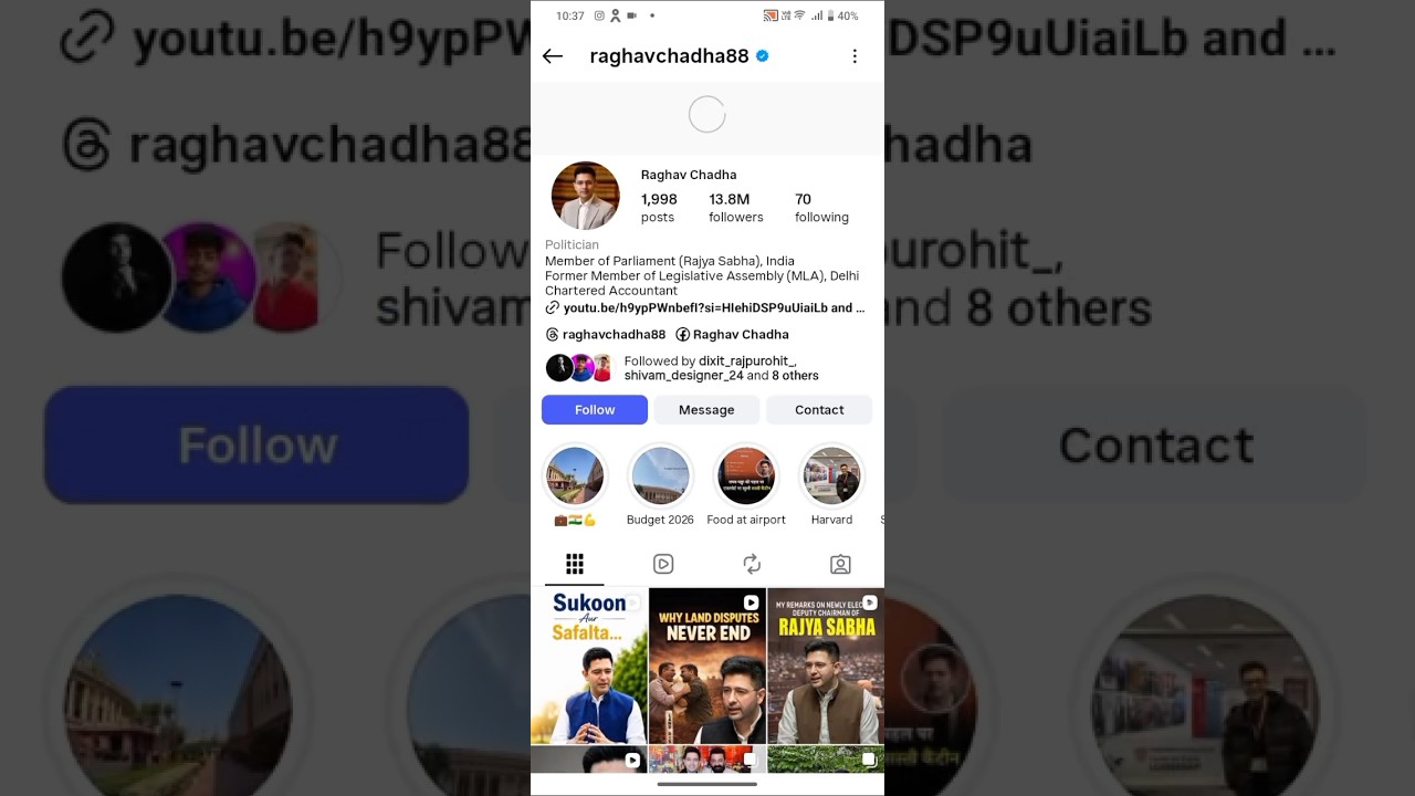 unfollow 😡 raghavchadha 🙏