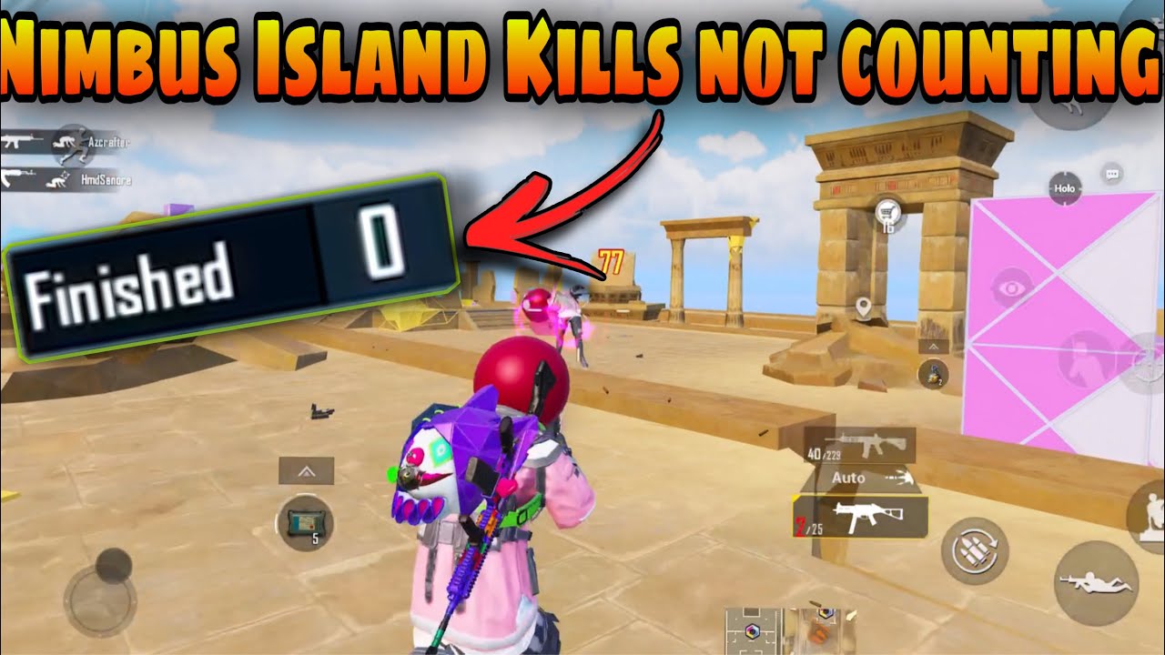 Nimbus Island Kills Are not counting after BGMI 1.9 update Holi Dhamaka in BGMI PUBG MOBILE Solution