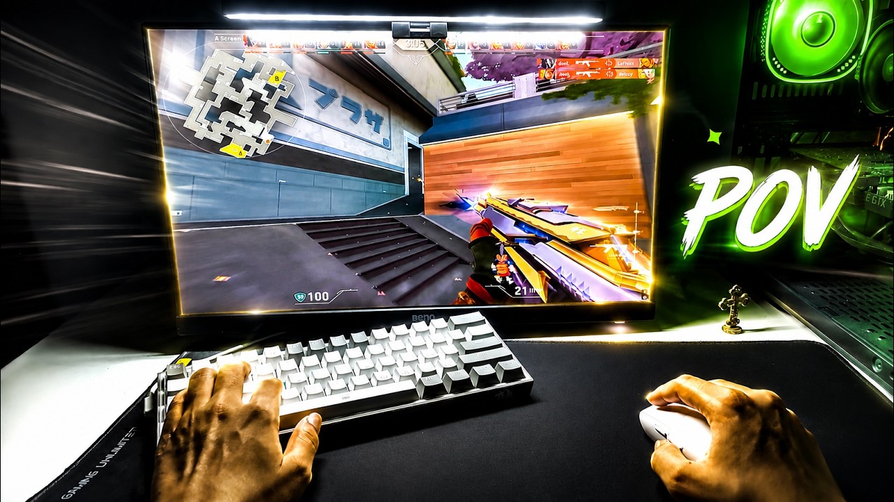 VALORANT POV Gameplay 60hz | Calm Aim + Keyboard ASMR