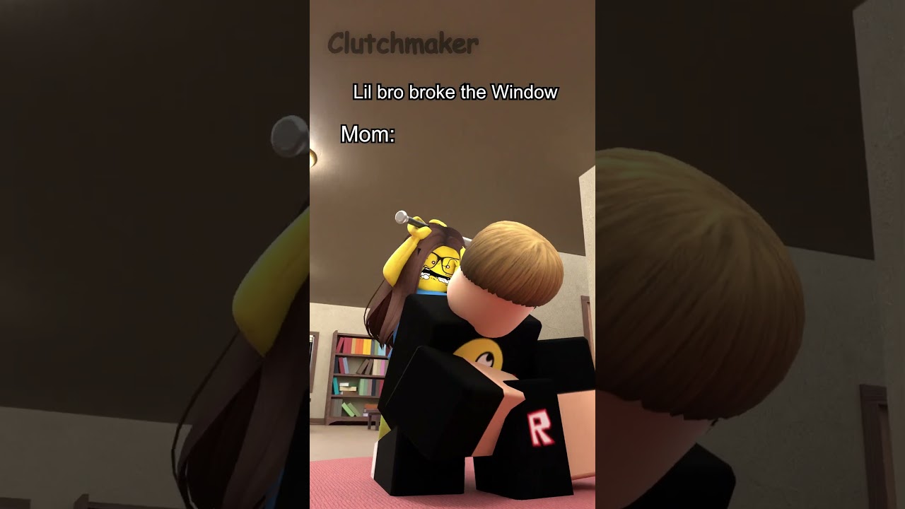 Lil bro broke the window 💀 #shorts #robloxanimation #roblox #fypp #memes