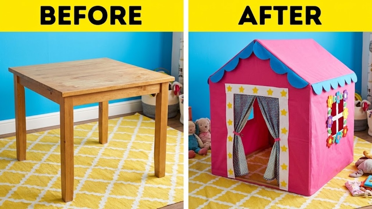 🏠 6 Easy DIY Playhouse Ideas Every Parent Can Make!